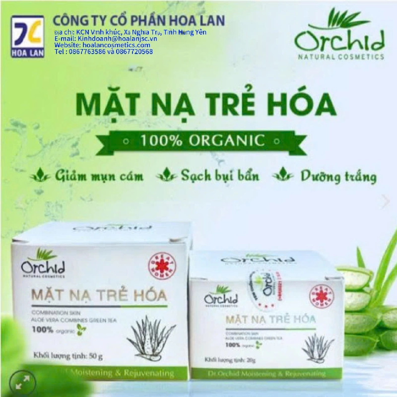 Kem đắp mặt nạ Orchid 50g