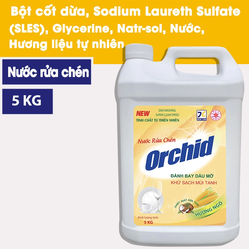Nước rửa chén Hương Ngô 5kg