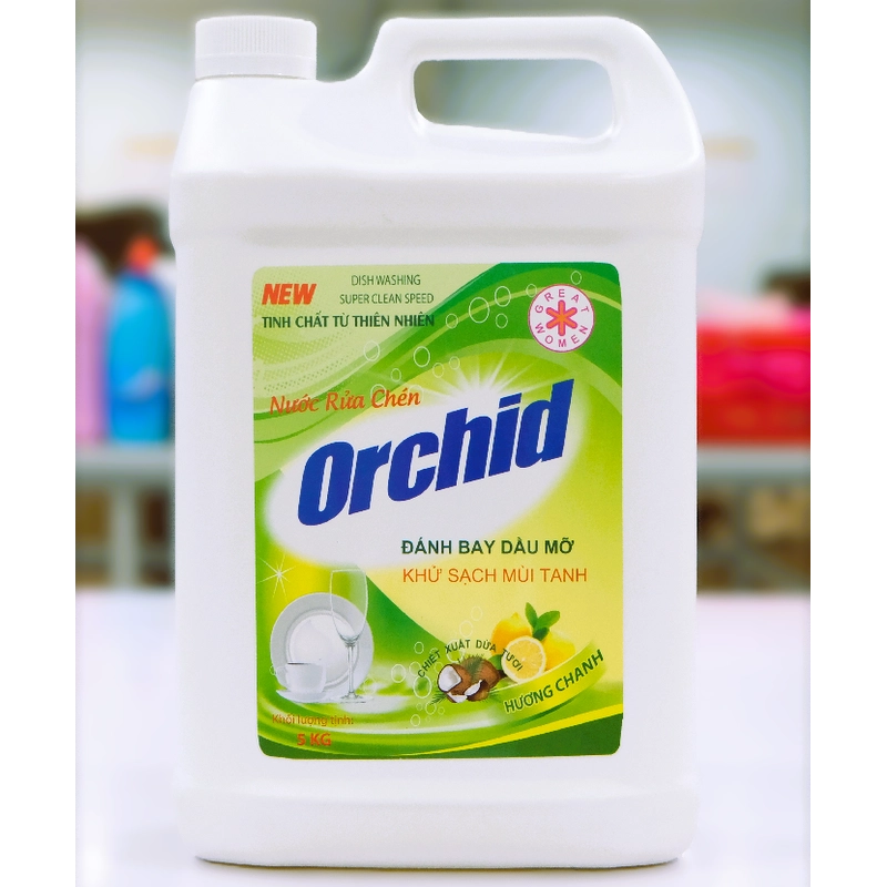 Nước rửa chén Hương Sả Chanh 5kg