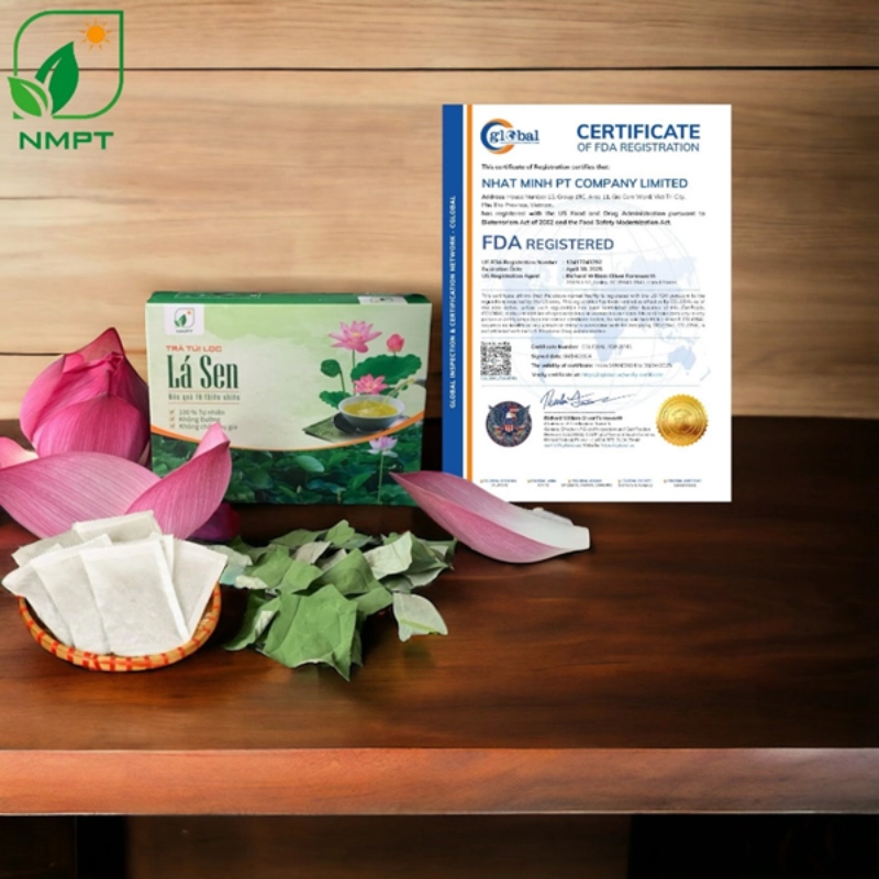 Trà lá sen nguyên vị