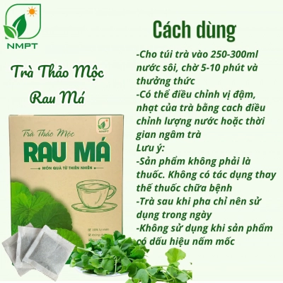 Trà thảo mộc rau má