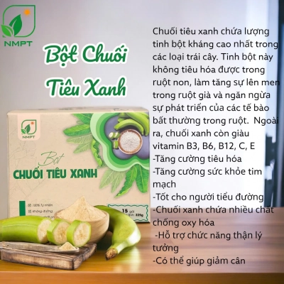 Bột chuối tiêu xanh