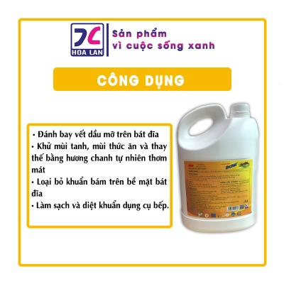 Nước rửa chén Hương Quế 3.8kg