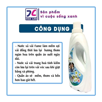 Nước xả vải Fame 1.8kg