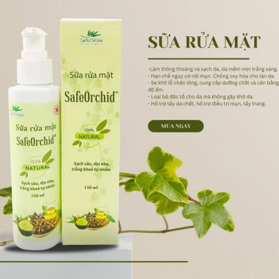 Sữa rửa mặt SafeOrchid 150ml