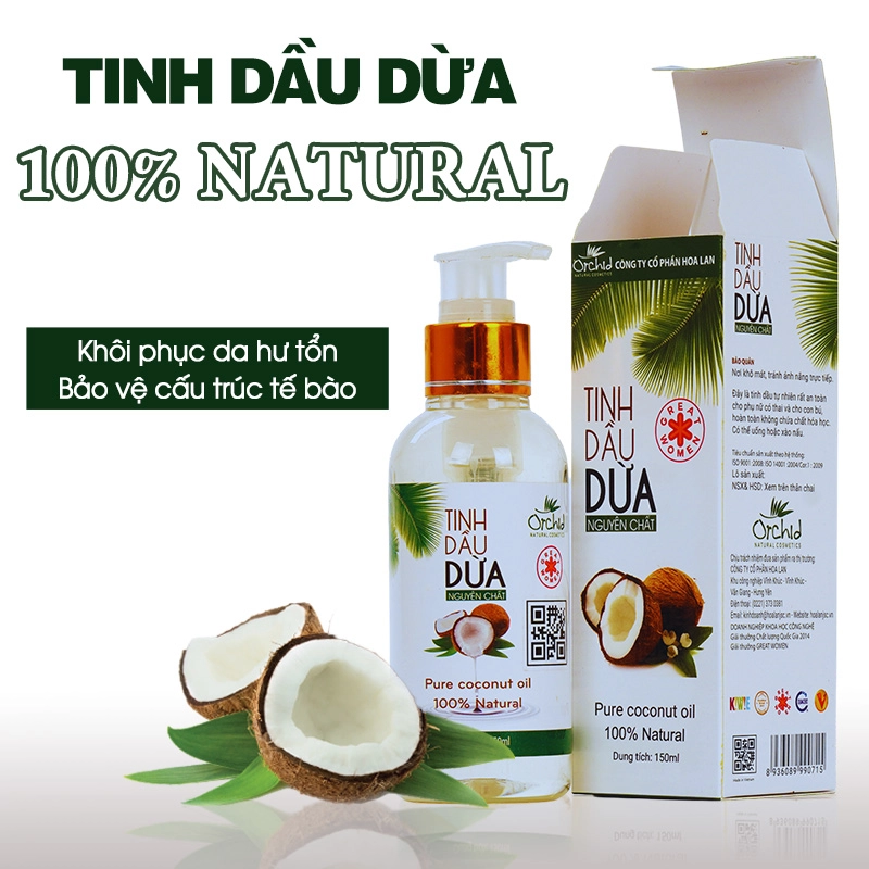 Tinh dầu dừa 150ml