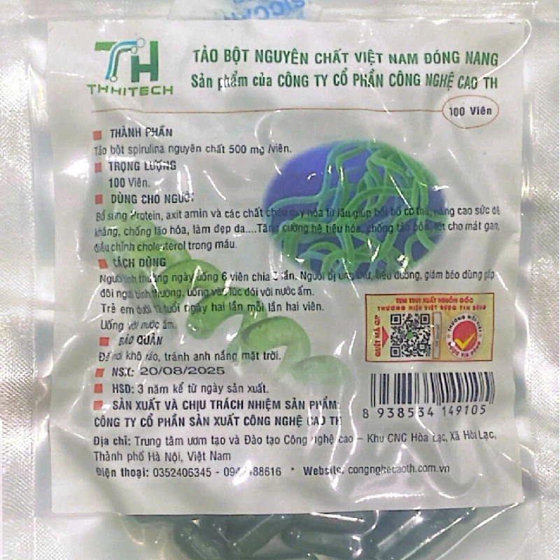 Tảo xoắn đông trùng - Cordylina